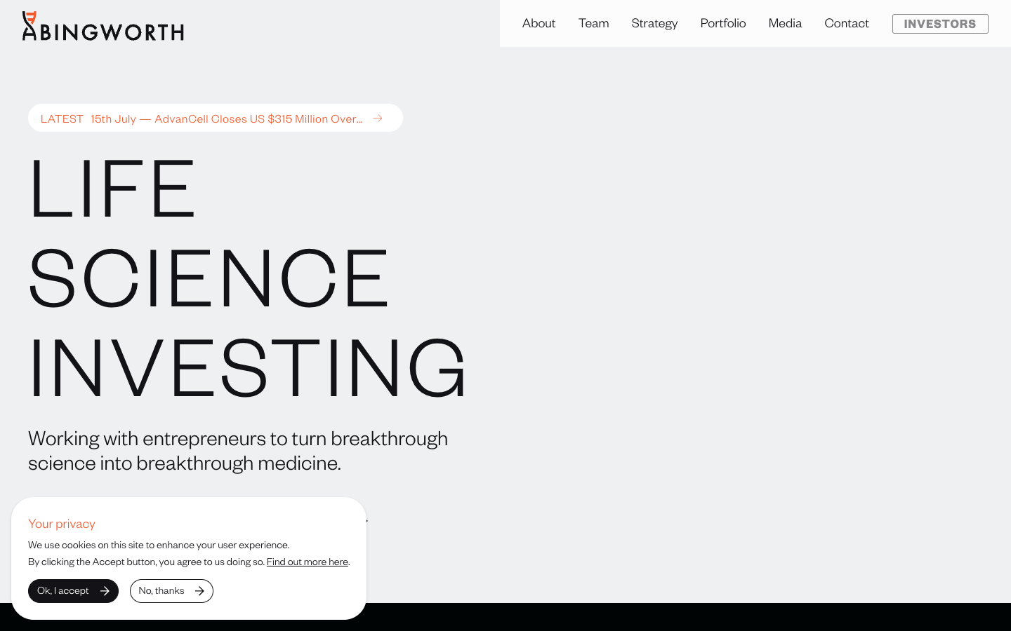 Life Science Investing screenshot