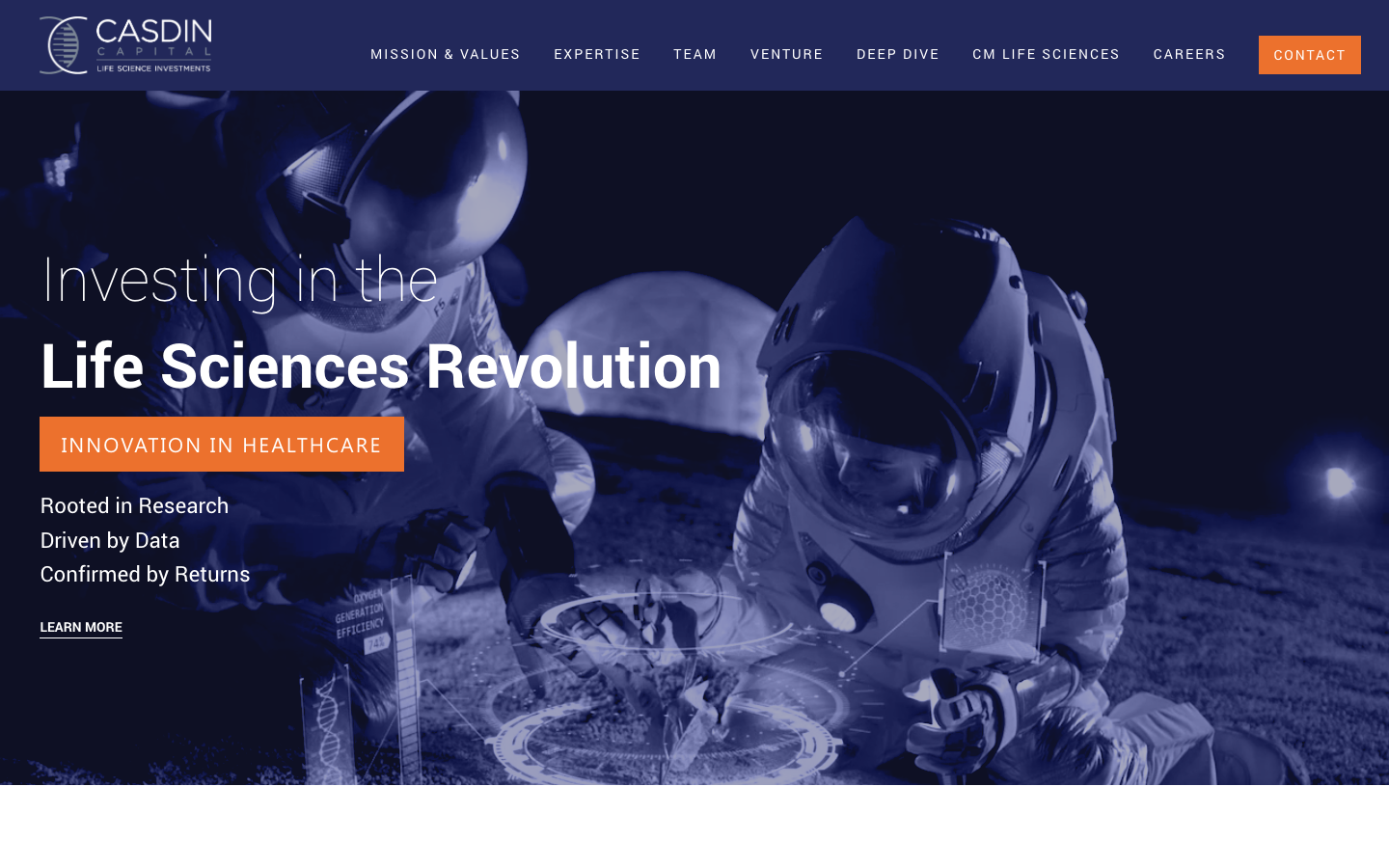 Casdin Capital screenshot