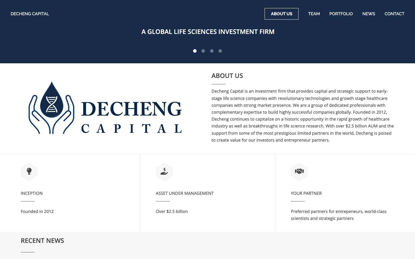 Decheng Capital screenshot