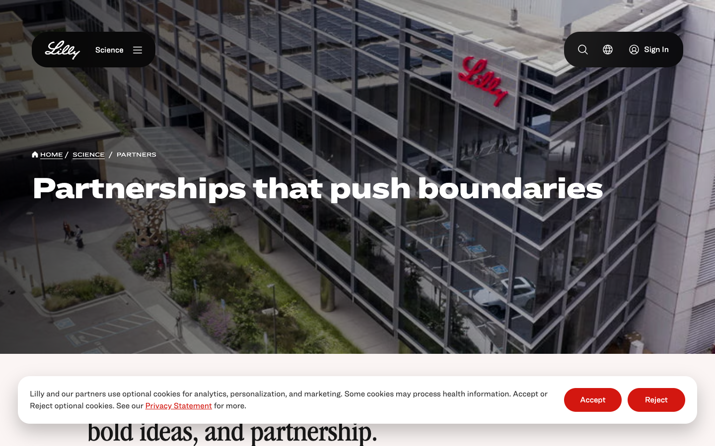 Learn About Partnering With Lilly screenshot