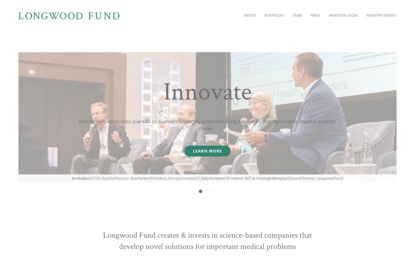 Longwood Fund screenshot