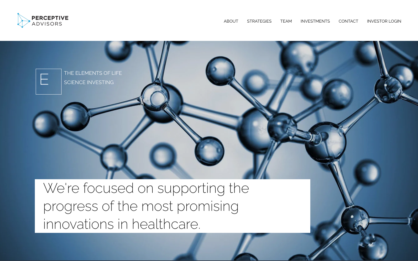 Perceptive Advisors screenshot