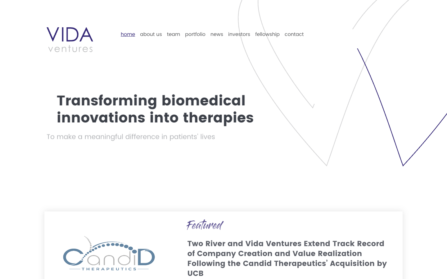 Vida Ventures screenshot
