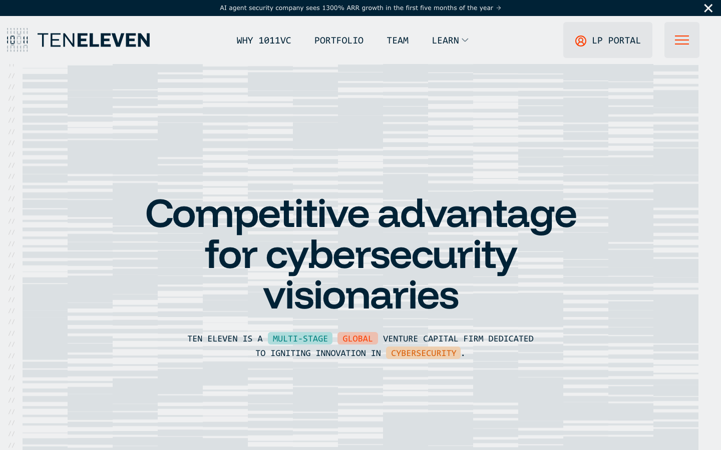 Ten Eleven Ventures screenshot