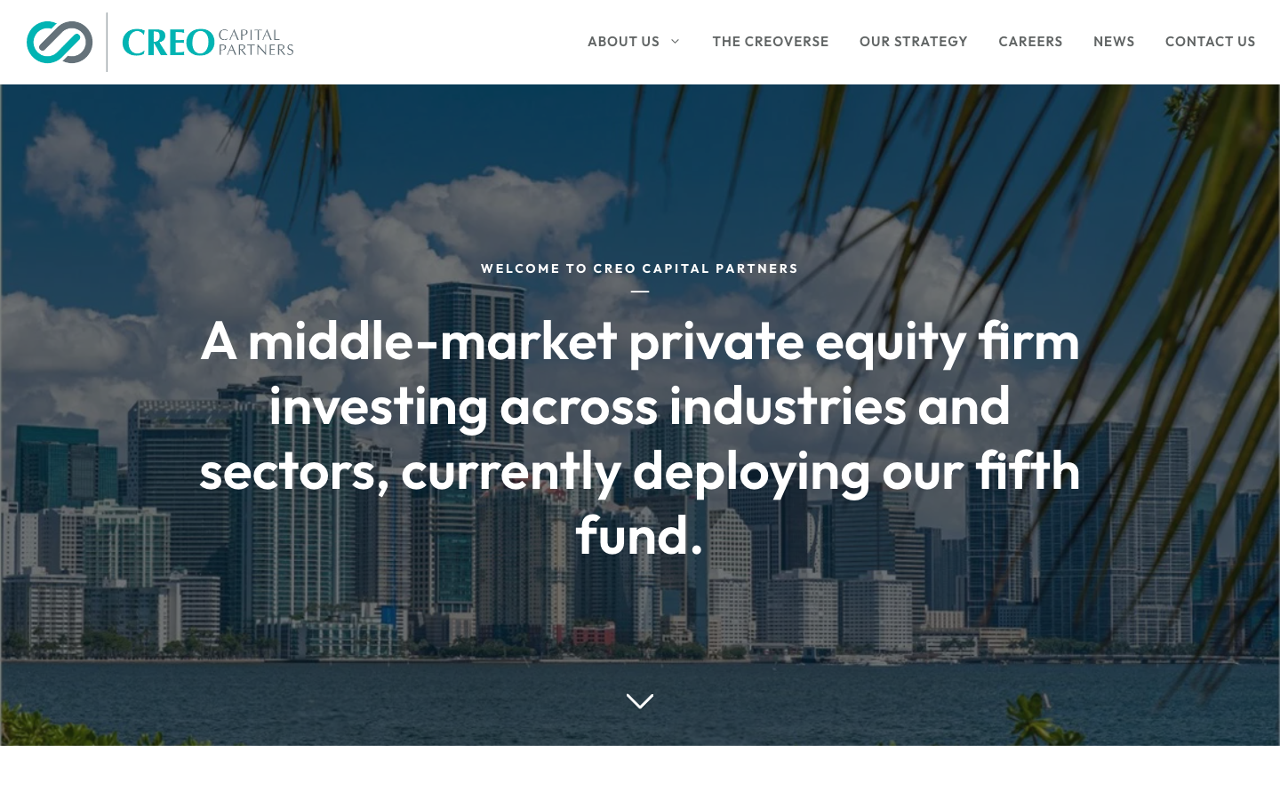 Creo Capital Partners screenshot