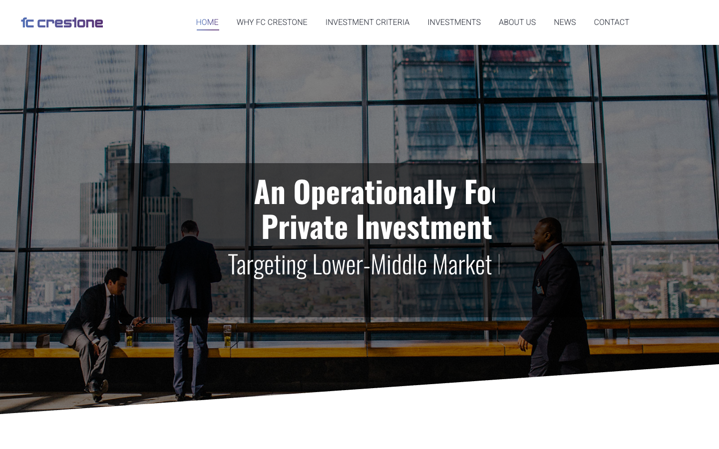 FC Crestone | Turnaround Private Equity Investors and Partners screenshot