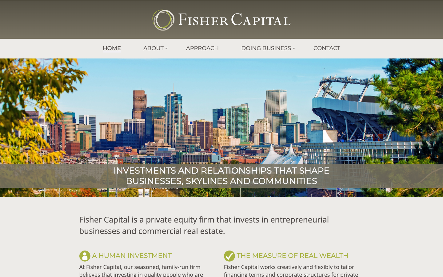 Fisher Capital Partners, Ltd screenshot