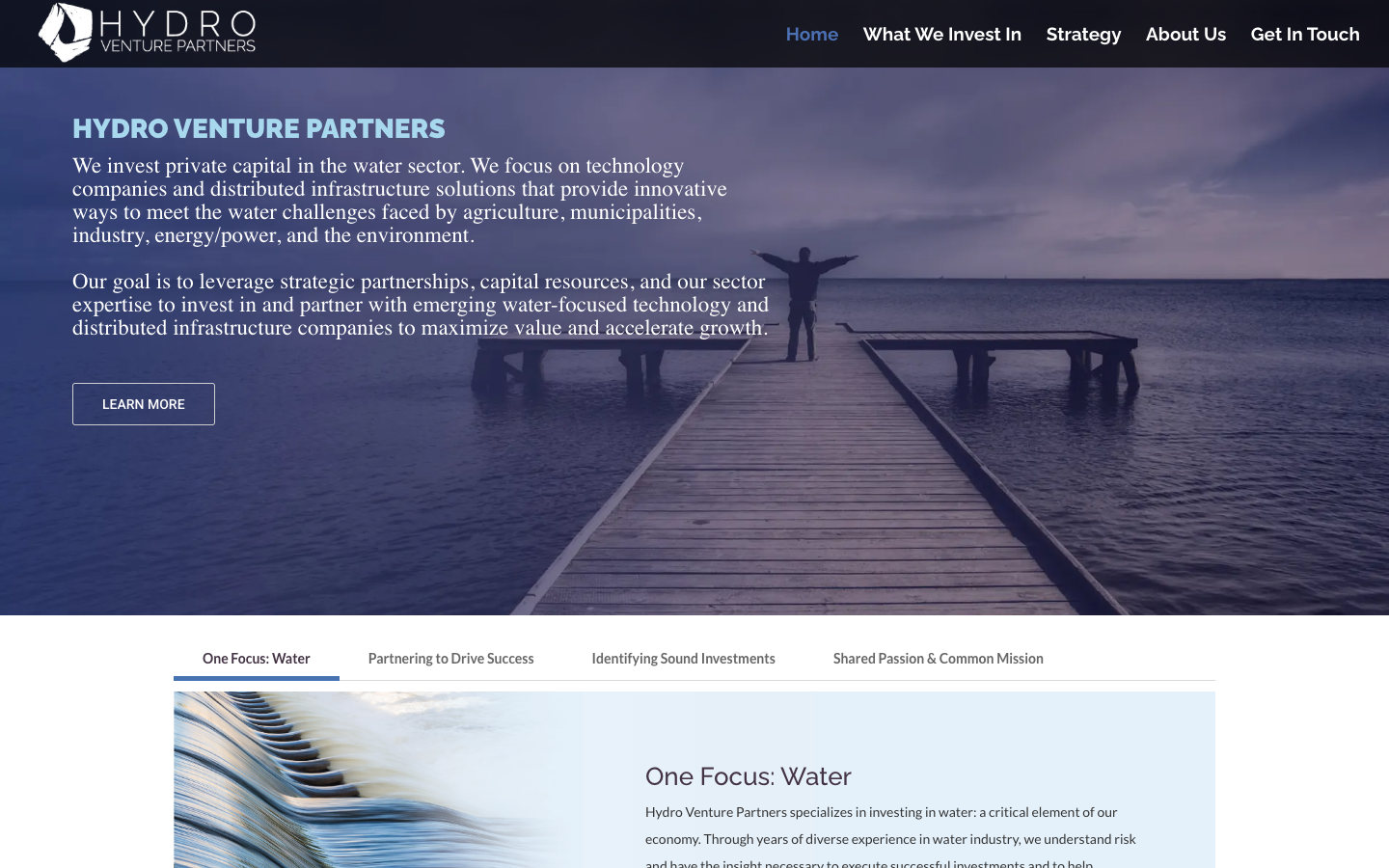 Hydro Venture Partners screenshot