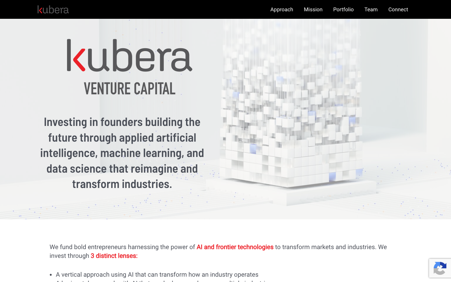 Kubera Venture Capital screenshot