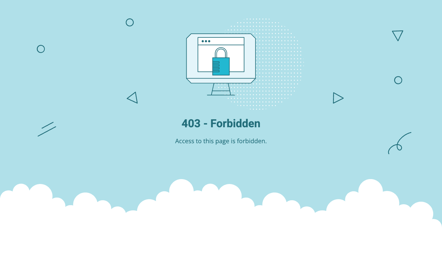 403 screenshot