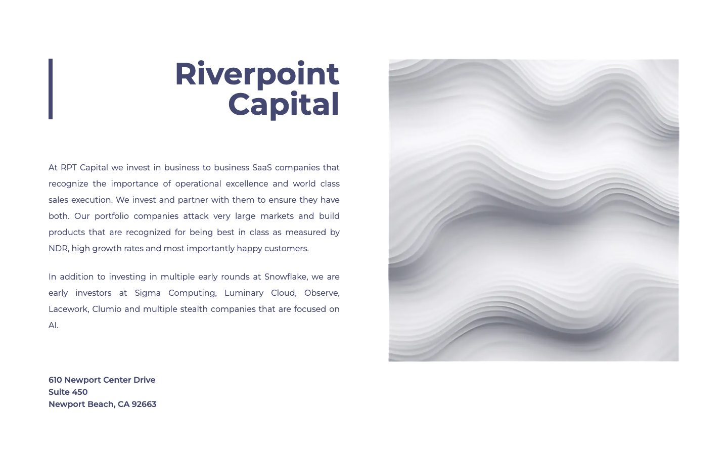 Riverpoint Capital screenshot